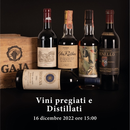 Asta 15: Vini pregiati e distillati